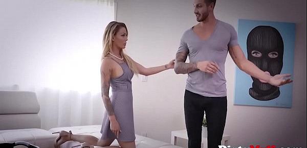  MILF Wife Made To Take Cock While Doing Chore- Isabelle Deltore